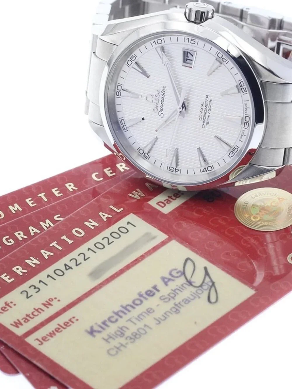OMEGA Seamaster Aqua Terra 150M Automatic Men's Watch_916358